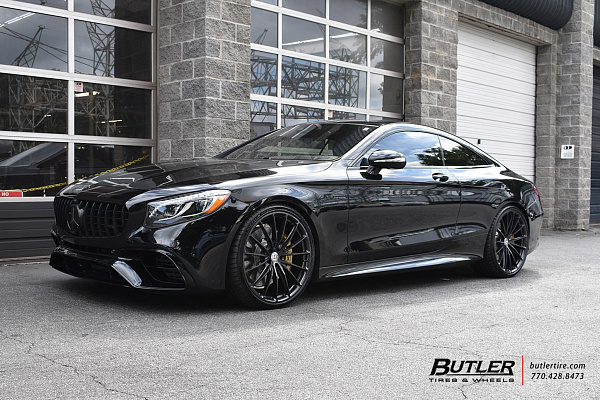 Фото дисков HRE P103 Глянцевый графит на Mercedes-Benz S-Class (W222, C217)