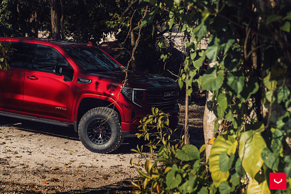 Фото дисков Vossen HFX-1 (6-Lug) Черный сатин на GMC Sierra IV