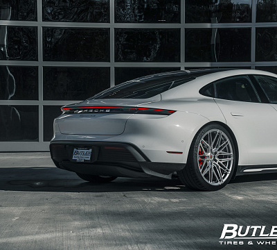 Фото дисков Vossen EVO-5R на Porsche Taycan I