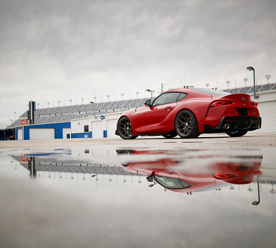 Фото дисков HRE R101 на Toyota Supra A90