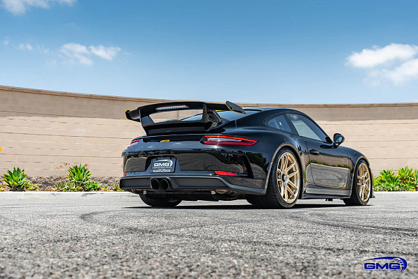 Фото дисков HRE RC104 Сатиновое золото на Porsche 911 VII