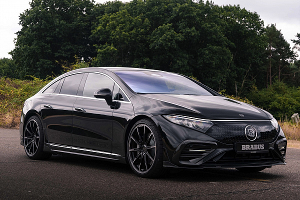 Фото дисков BRABUS Monoblock Z (Platinum Edition) Черный глянец на Mercedes-Benz EQS