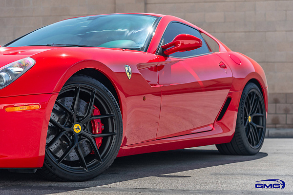 Фото дисков HRE P101SC Черный сатин на Ferrari 599