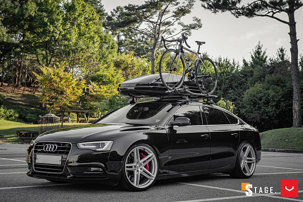 Фото дисков Vossen VFS-5 Серебро на Audi A/S/RS 5 (8T)