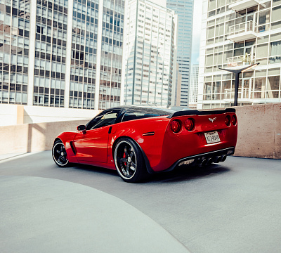 Фото дисков Strasse Wheels S5 Signature на Chevrolet Corvette C6