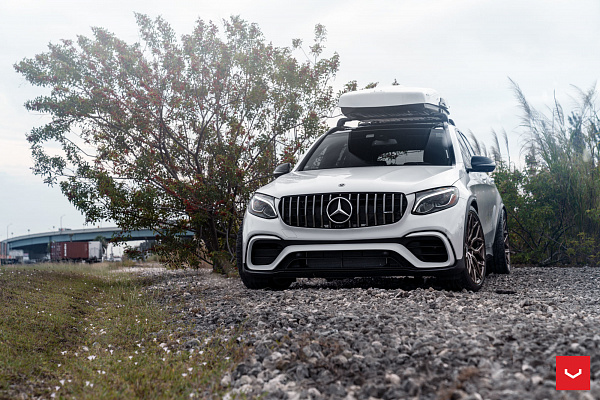 Фото дисков Vossen HF-2 Сатиновая бронза на Mercedes-Benz GLC (X253, C253)