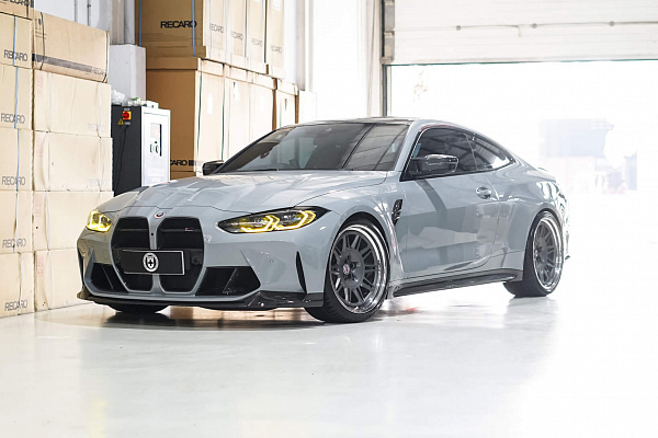 Фото дисков HRE 528 Сатиновый графит на BMW 4/M4 (G22/G82)