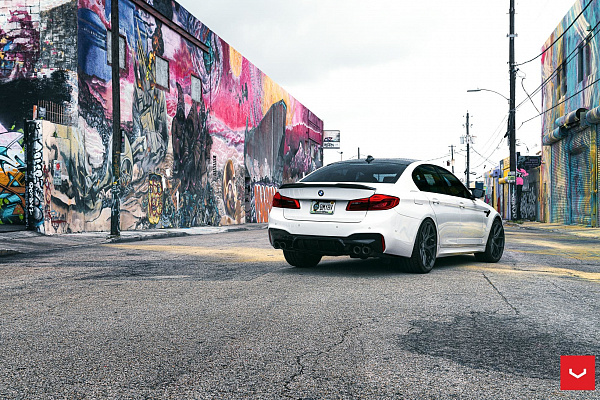 Фото дисков Vossen HF-5 Черный сатин на BMW 5/M5 (G30/F90)