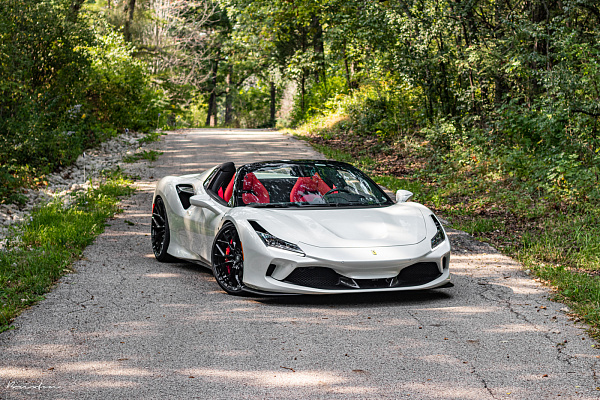 Фото дисков Brixton Forged PF10 Черный глянец на Ferrari F8