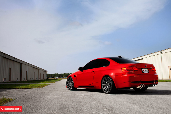 Фото дисков Vossen CV4 Сатиновый графит на BMW 3/M3 (E90)