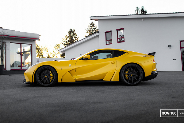 Фото дисков NOVITEC NF10 Черный сатин на Ferrari 812