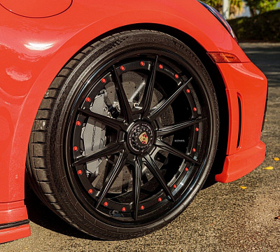 Фото дисков Strasse Wheels SV10 Deep Concave Duoblock на Porsche 911 VIII