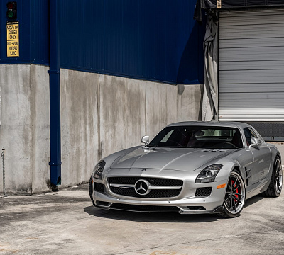 Фото дисков Anrky AN34 на Mercedes-Benz SLS AMG