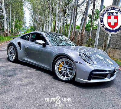 Фото дисков HRE S104SC на Porsche 911 VIII