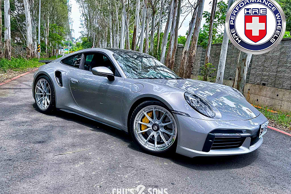Фото дисков HRE S104SC Серебро на Porsche 911 VIII