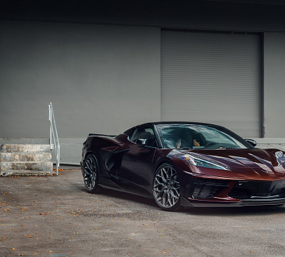 Фото дисков Vossen HF-2 на Chevrolet Corvette C8