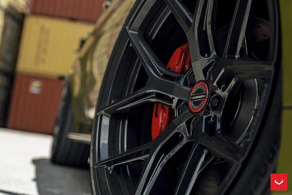 Фото дисков Vossen HF-5 Черный глянец на Mercedes-Benz GLC (X253, C253)