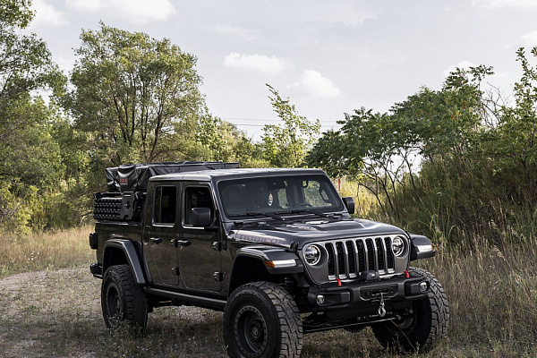 Фото дисков Black Rhino ABRAMS Матовый графит на Jeep Gladiator II (JT)