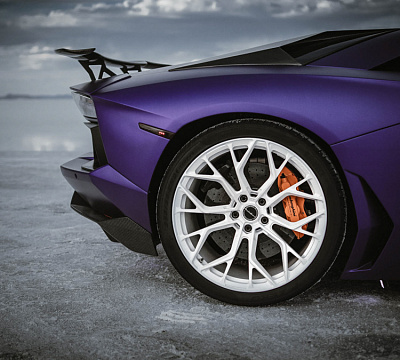 Фото дисков Brixton Forged PF10 на Lamborghini Aventador