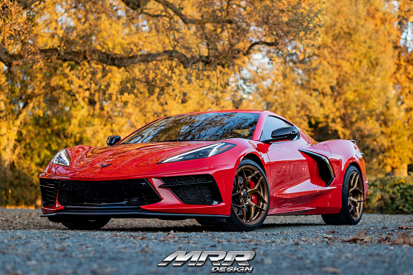 Фото дисков MRR F10 Глянцевая медь на Chevrolet Corvette C8