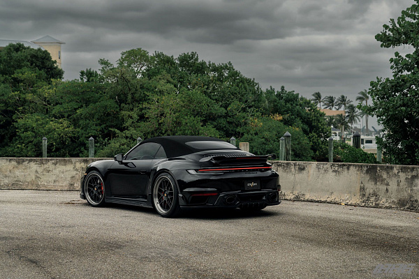 Фото дисков 1886 Wheels S007 Черный сатин на Porsche 911 VIII