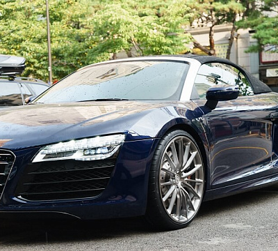 Фото дисков HRE P103 на Audi R8 (Typ 42)