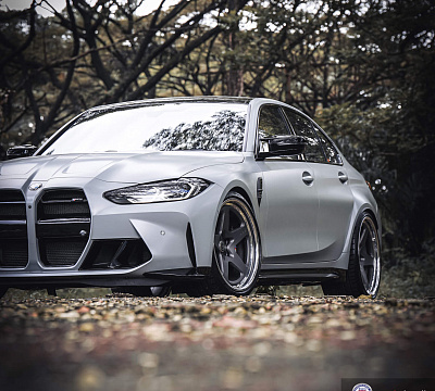Фото дисков HRE 527 на BMW 3/M3 (G2x/G80)