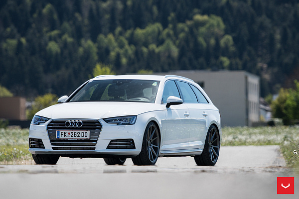 Фото дисков Vossen VFS-1 Сатиновый графит на Audi A/S/RS 4 (B9)