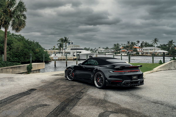 Фото дисков 1886 Wheels S007 Черный сатин на Porsche 911 VIII