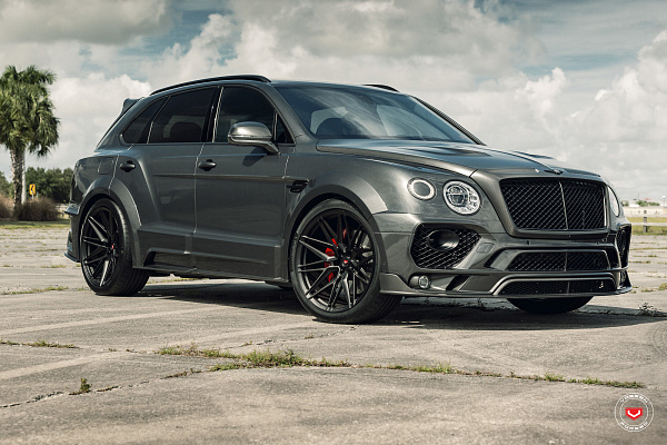 Фото дисков Vossen EVO-5 Черный сатин на Bentley Bentayga
