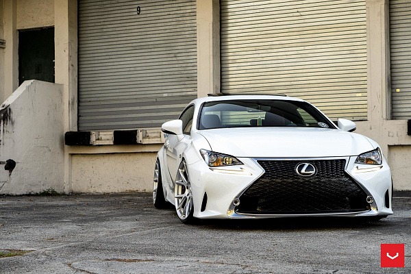 Фото дисков Vossen VFS-6 Серебро на Lexus RC