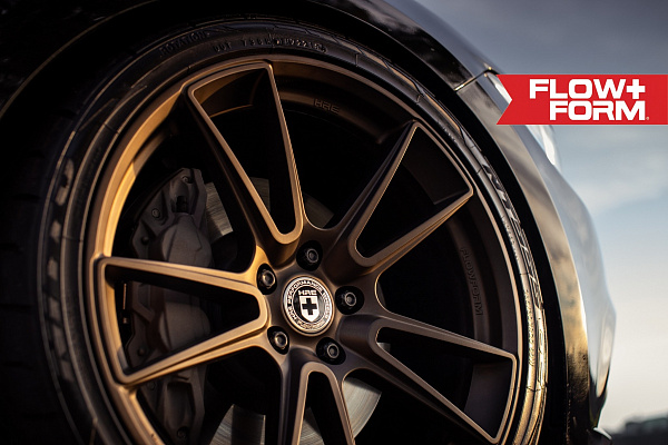 Фото дисков HRE FF04 Сатиновое темное золото на Ford Mustang VI