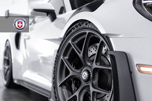 Фото дисков HRE R101 Lightweight Сатиновый темный лак на Porsche 911 VIII