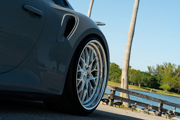 Фото дисков HRE 520 Глянцевый лак на Porsche 911 VIII