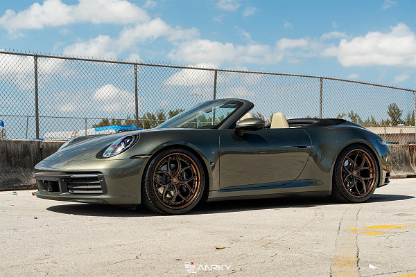 Фото дисков Anrky S3-X0 Сатиновая бронза на Porsche 911 VIII