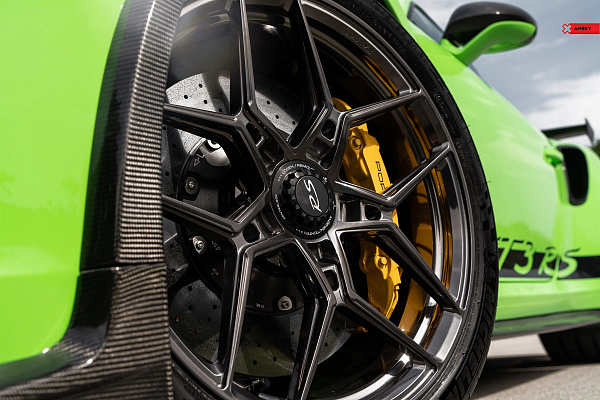 Фото дисков Anrky S1-X4 Глянцевый темный лак на Porsche 911 VII