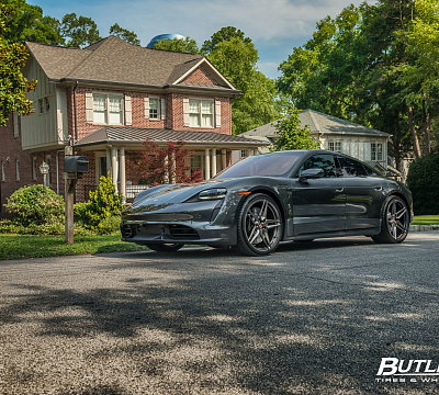 Фото дисков Vossen EVO-1 на Porsche Taycan I