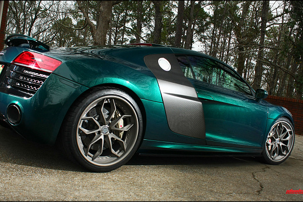 Фото дисков HRE S201 Сатиновый графит на Audi R8 (Typ 42)