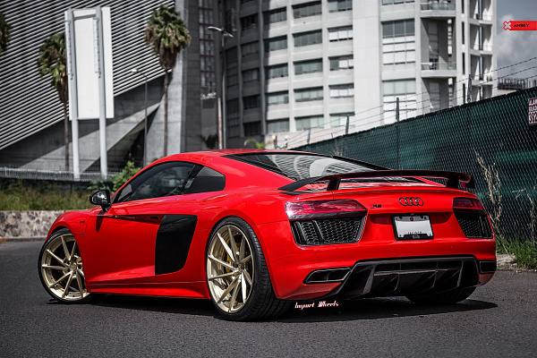 Фото дисков Anrky AN23 Сатиновая шампань на Audi R8 (4S)