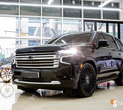 Фото дисков Vossen HF-8 на Chevrolet Tahoe V
