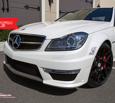 Фото дисков HRE FF01 на Mercedes-Benz C-Class (W204)