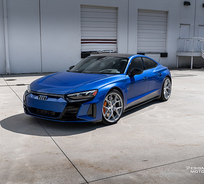 Фото дисков Vossen HF-5 на Audi E-tron GT