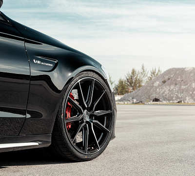 Фото дисков Vossen HF-3 на Mercedes-Benz C-Class (W205)