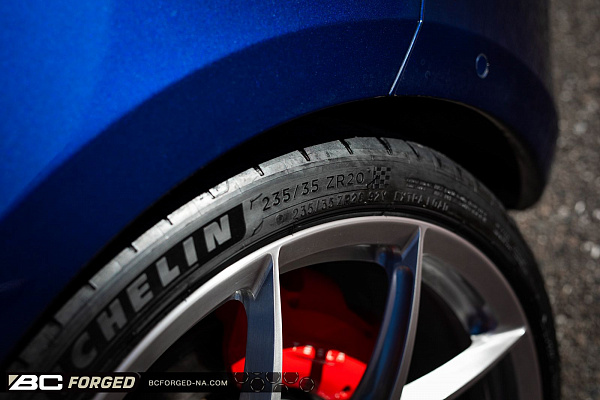 Фото дисков BC Forged KL01 Глянцевый тонированный лак на Tesla Model 3