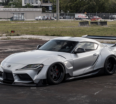 Фото дисков Strasse Wheels S6 Competition на Toyota Supra A90
