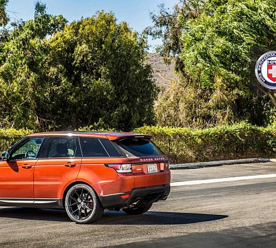 Фото дисков HRE P101 на Land Rover Range Rover Sport II