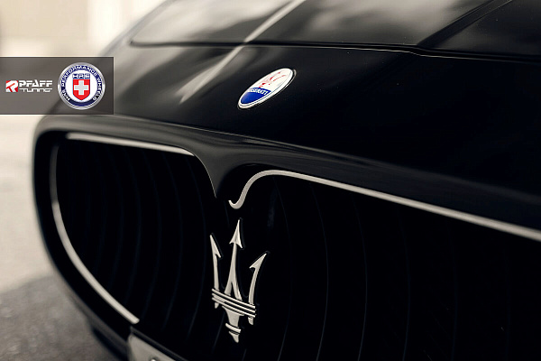 Фото дисков HRE P40SC Черный сатин на Maserati GranTurismo I
