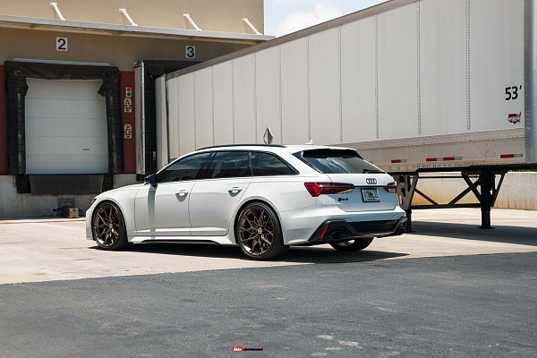 Фото дисков HRE FF10 Сатиновое темное золото на Audi A/RS 6 (C8)