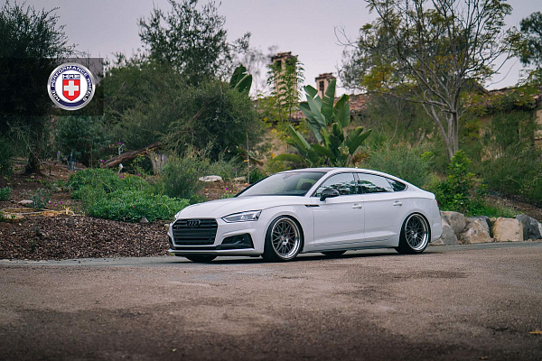 Фото дисков HRE 540C Глянцевый темный лак на Audi A/S/RS 5 (F5)
