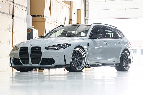 Фото дисков HRE 520 Сатиновый графит на BMW 3/M3 (G2x/G80)